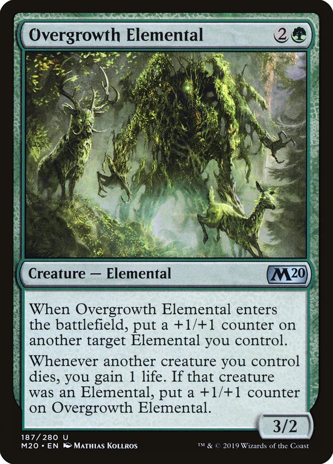 Overgrowth Elemental [Core Set 2020] | Devastation Store