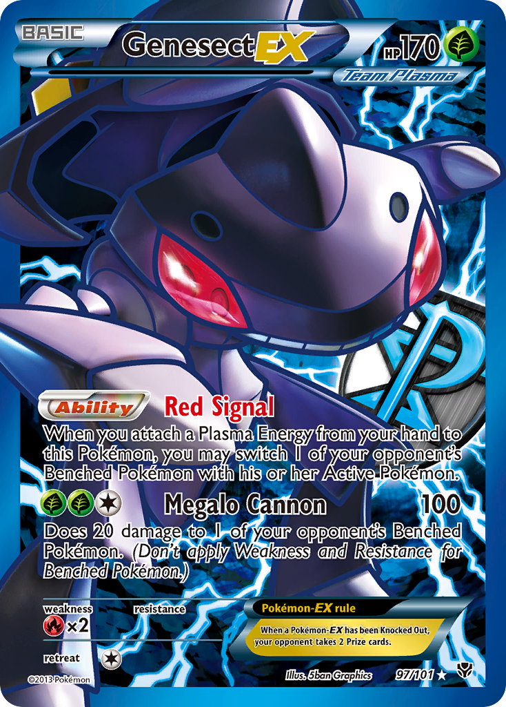 Genesect EX (97/101) [Black & White: Plasma Blast] | Devastation Store