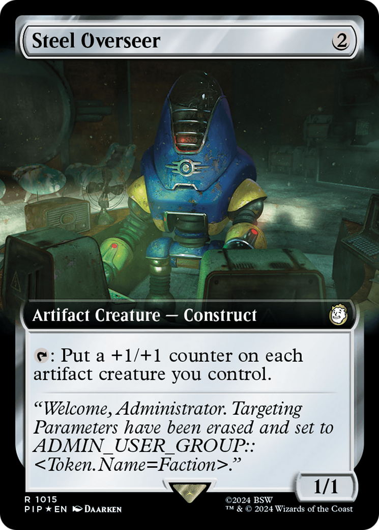 Steel Overseer (Extended Art) (Surge Foil) [Fallout] | Devastation Store