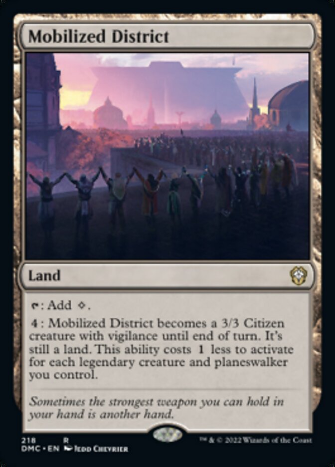 Mobilized District [Dominaria United Commander] | Devastation Store