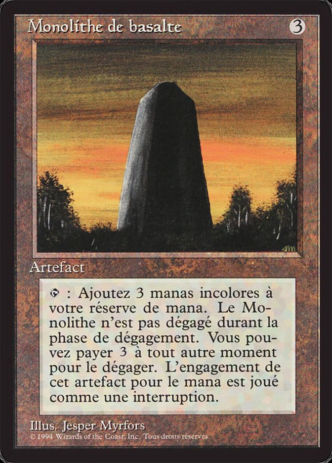 Basalt Monolith [Foreign Black Border] | Devastation Store