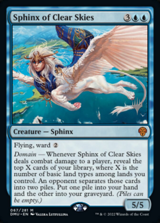 Sphinx of Clear Skies (Promo Pack) [Dominaria United Promos] | Devastation Store