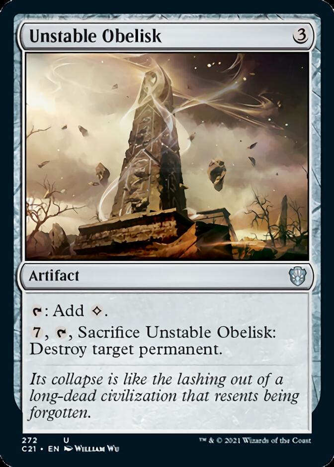 Unstable Obelisk [Commander 2021] | Devastation Store