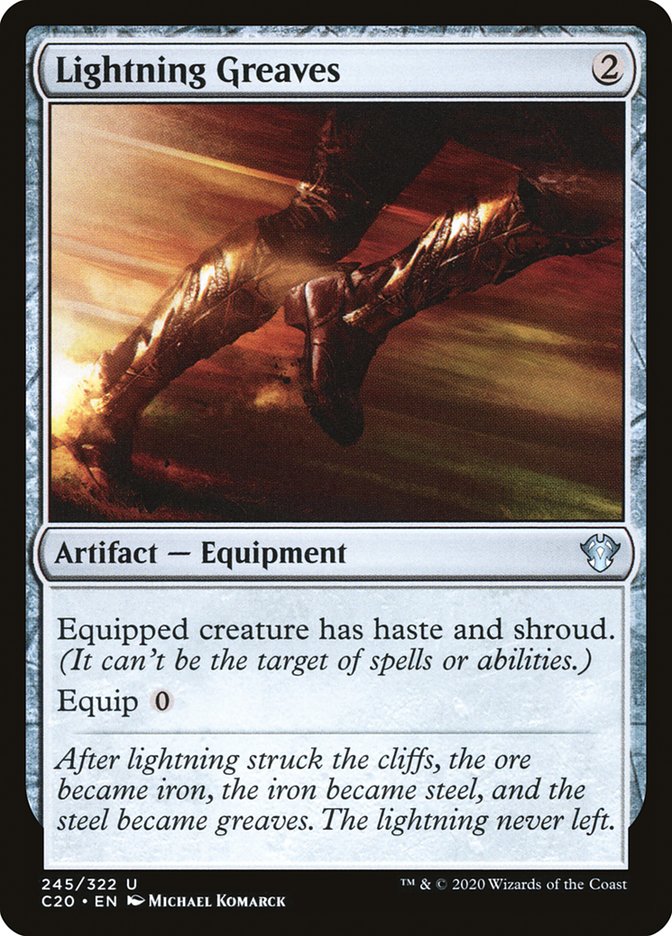 Lightning Greaves [Commander 2020] | Devastation Store