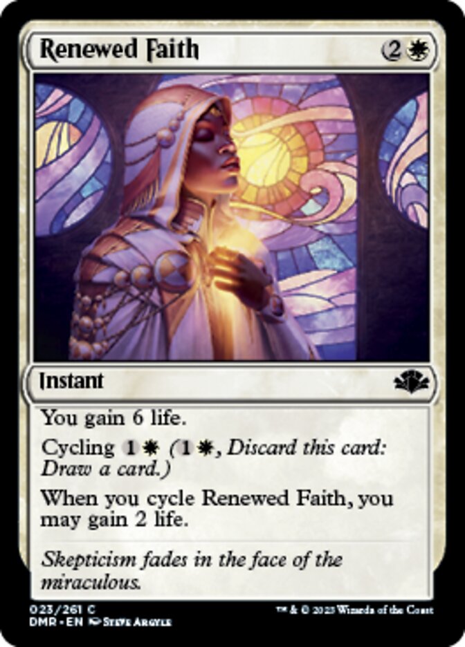 Renewed Faith [Dominaria Remastered] | Devastation Store