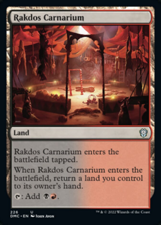 Rakdos Carnarium [Dominaria United Commander] | Devastation Store
