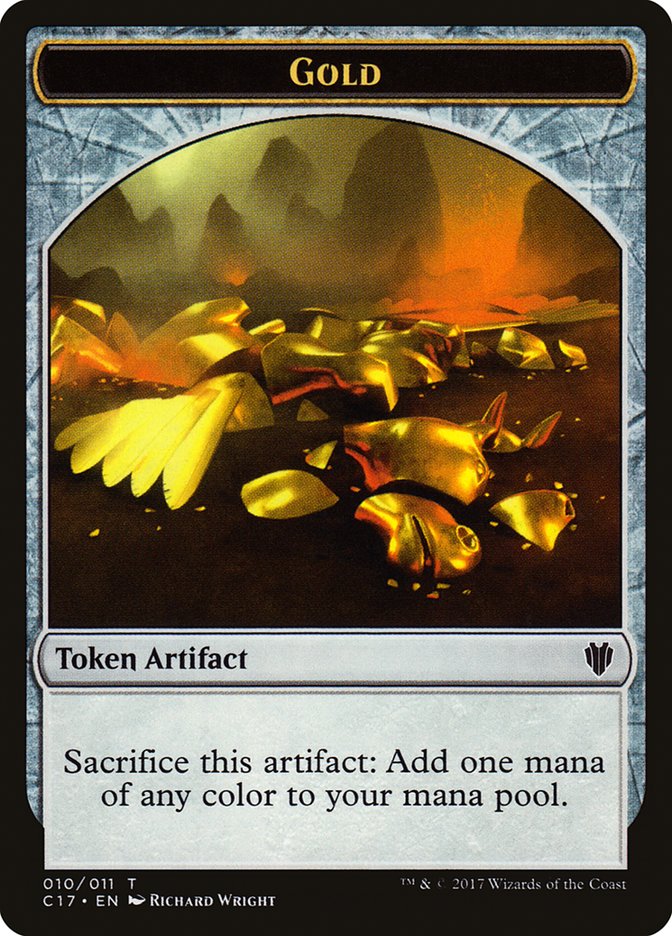 Gold Token [Commander 2017 Tokens] | Devastation Store