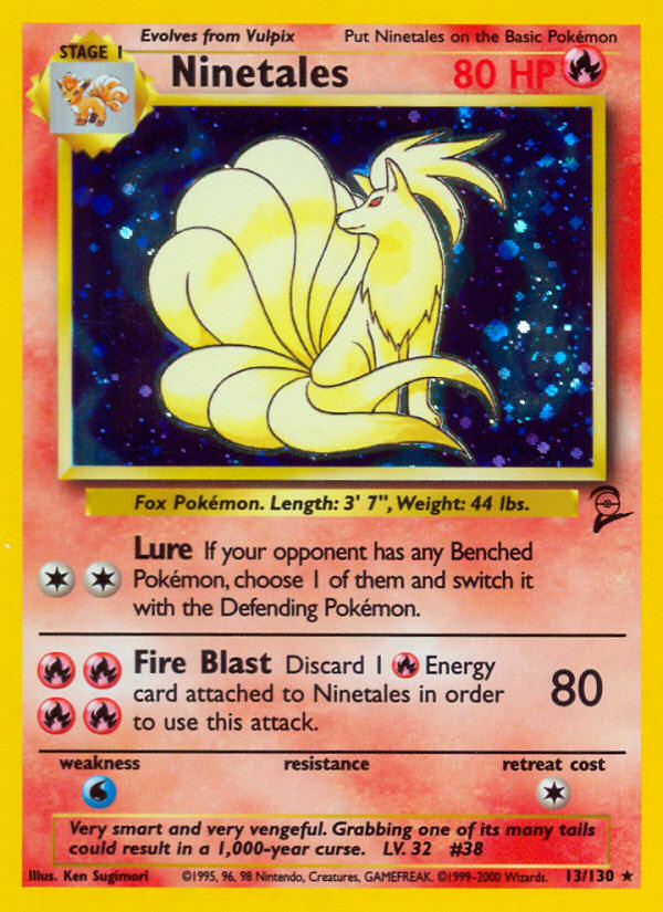 Ninetales (13/130) [Base Set 2] | Devastation Store