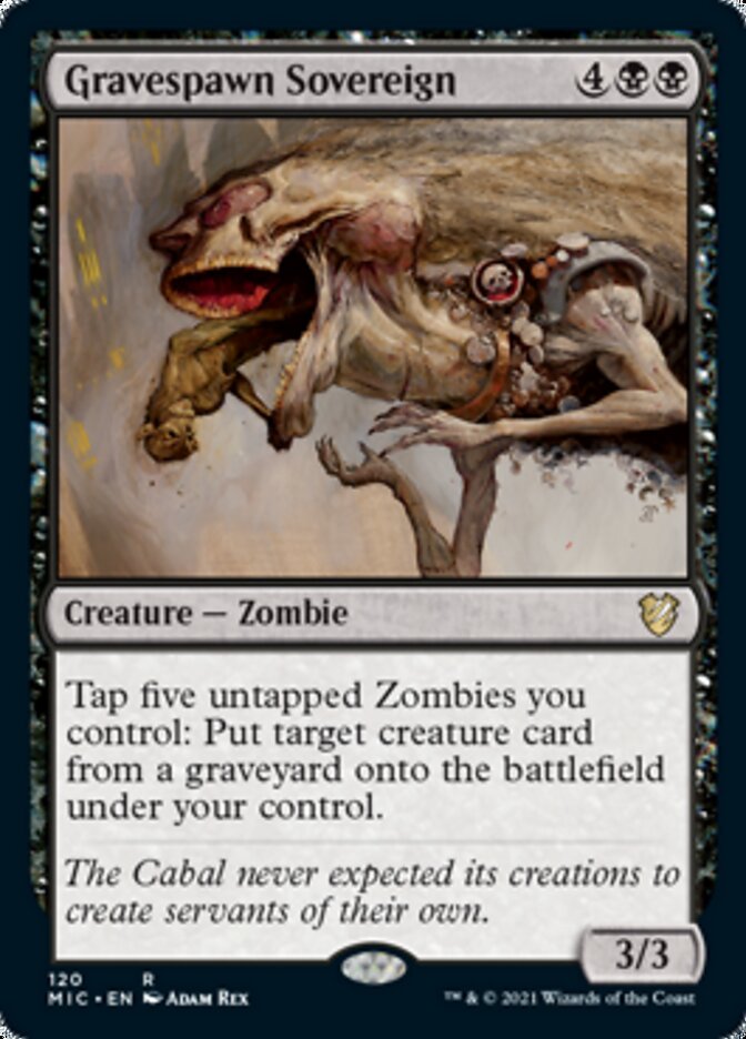 Gravespawn Sovereign [Innistrad: Midnight Hunt Commander] | Devastation Store