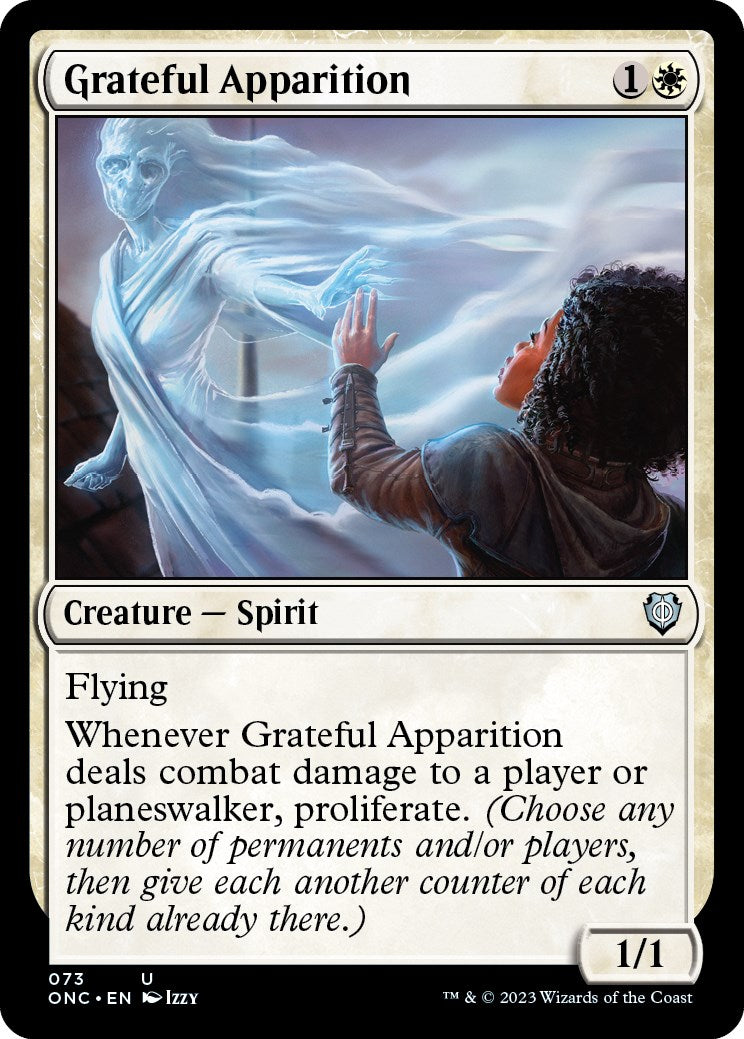 Grateful Apparition [Phyrexia: All Will Be One Commander] | Devastation Store