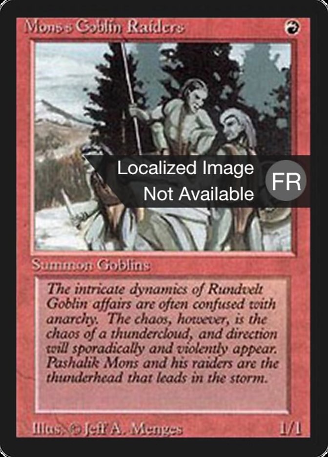 Mons's Goblin Raiders [Foreign Black Border] | Devastation Store