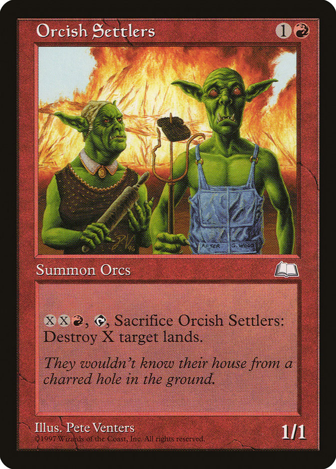 Orcish Settlers [Weatherlight] | Devastation Store