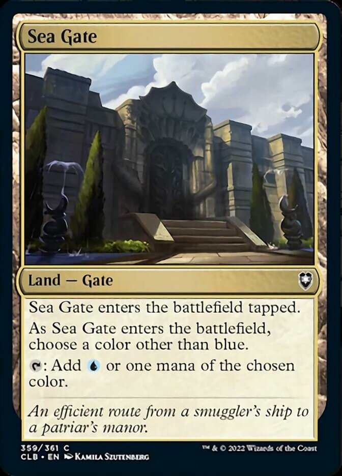Sea Gate [Commander Legends: Battle for Baldur's Gate] | Devastation Store