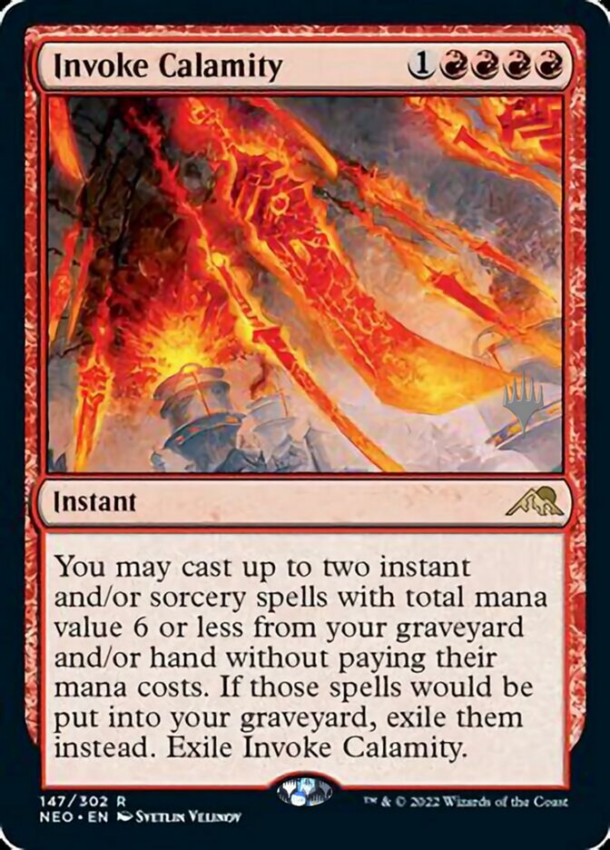 Invoke Calamity (Promo Pack) [Kamigawa: Neon Dynasty Promos] | Devastation Store