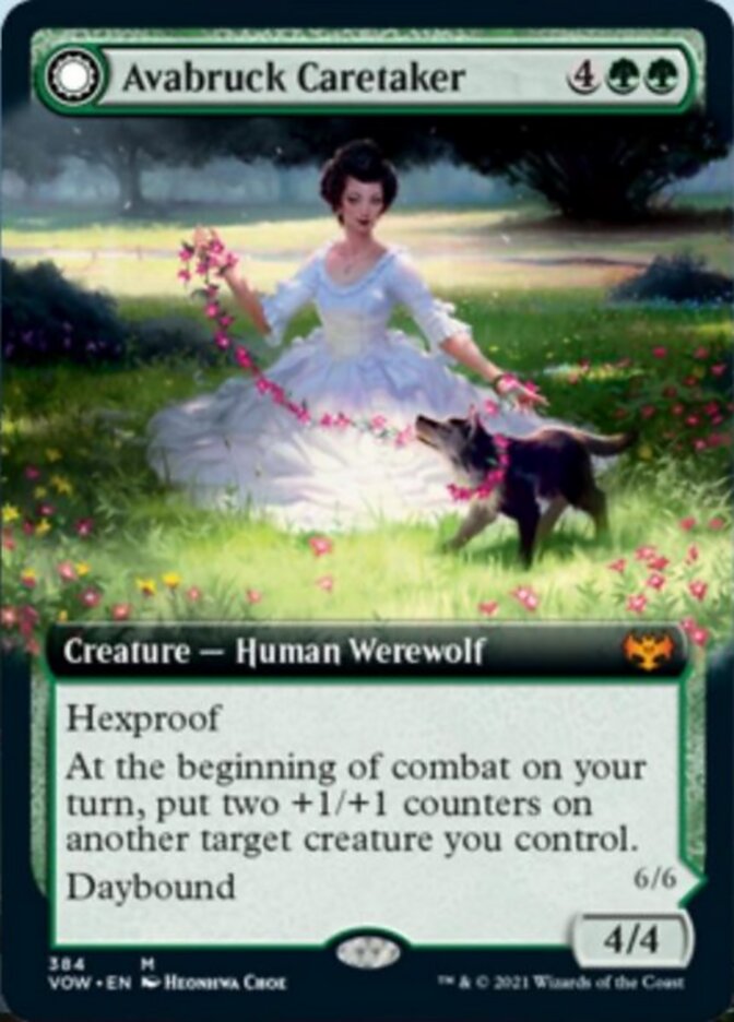 Avabruck Caretaker // Hollowhenge Huntmaster (Extended) [Innistrad: Crimson Vow] | Devastation Store