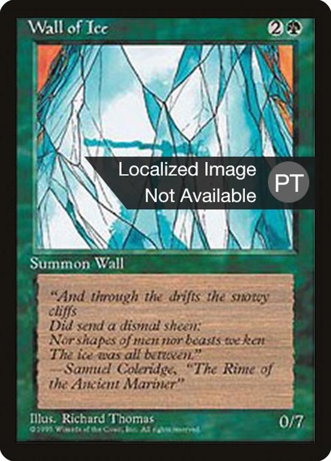 Wall of Ice [Fourth Edition (Foreign Black Border)] | Devastation Store
