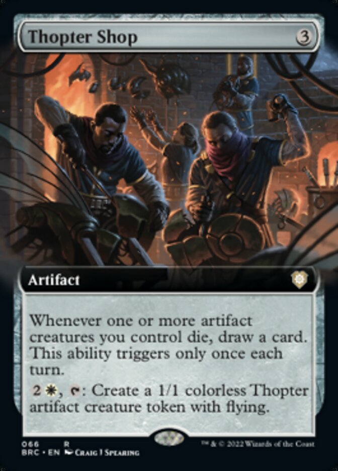 Thopter Shop (Extended Art) [The Brothers' War Commander] | Devastation Store