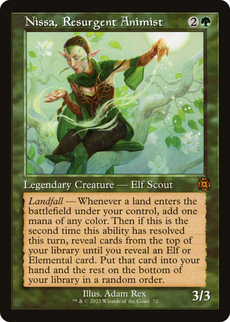 Nissa, Resurgent Animist (Retro) [March of the Machine: The Aftermath] | Devastation Store