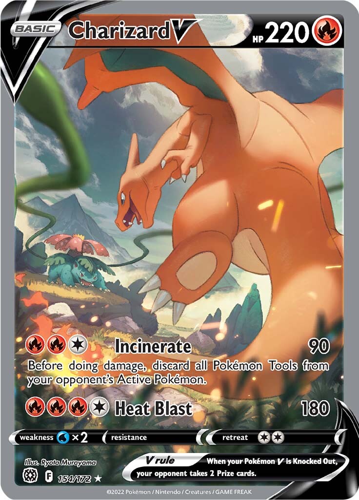 Charizard V (154/172) [Sword & Shield: Brilliant Stars] | Devastation Store