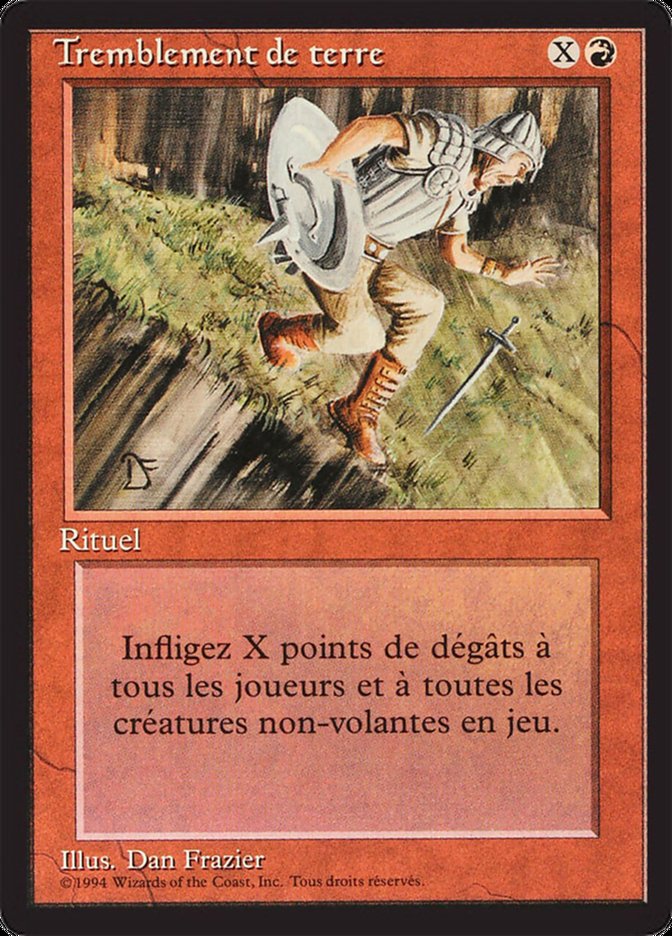 Earthquake [Foreign Black Border] | Devastation Store