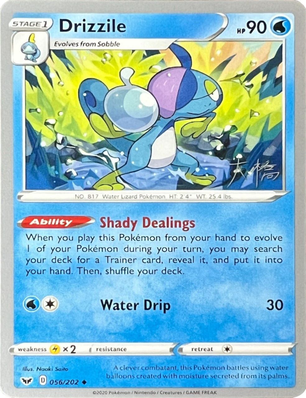 Drizzile (056/202) (Ice Rider Palkia - Rikuto Ohashi) [World Championships 2022] | Devastation Store