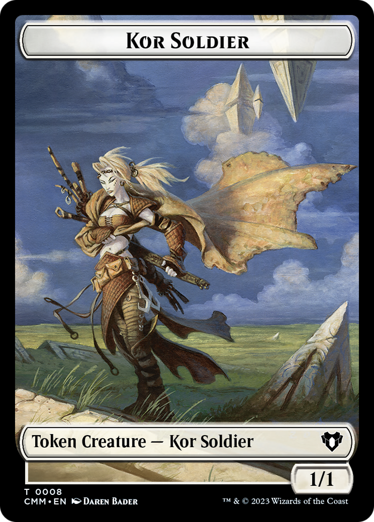 Kor Soldier Token [Commander Masters Tokens] | Devastation Store