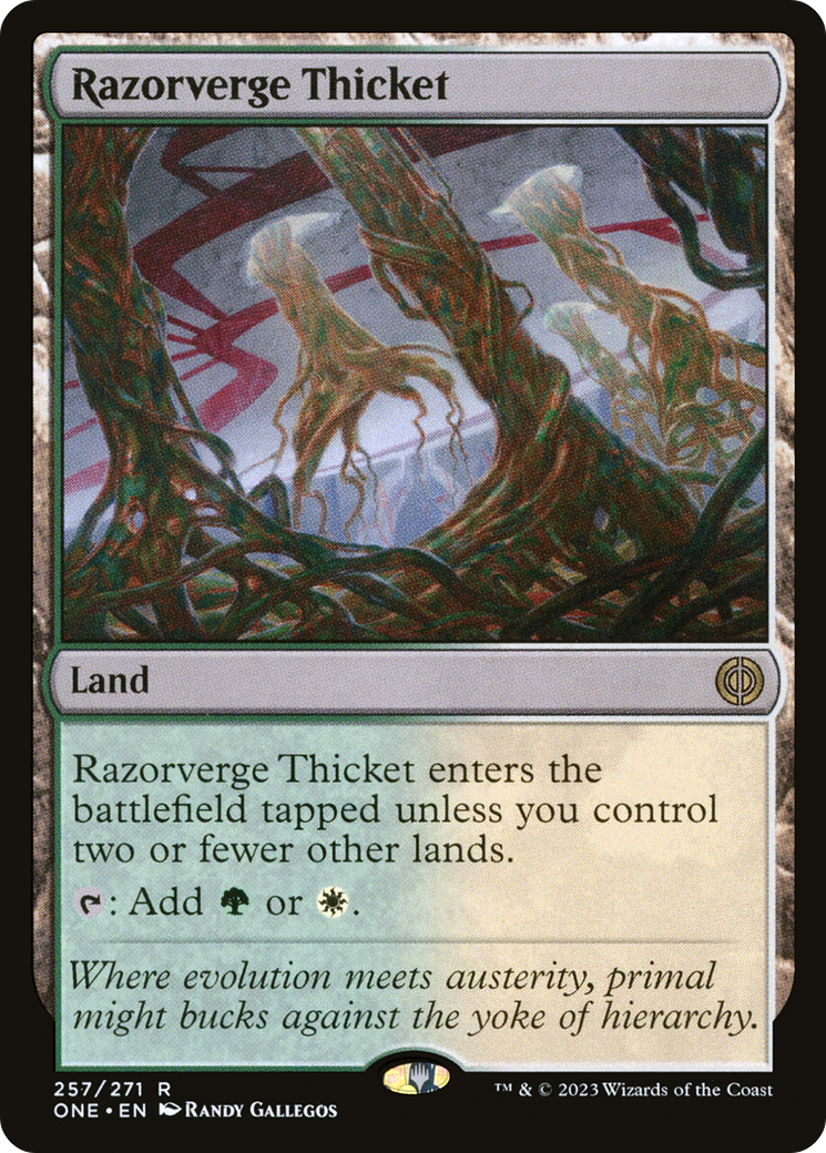 Razorverge Thicket [Phyrexia: All Will Be One] | Devastation Store