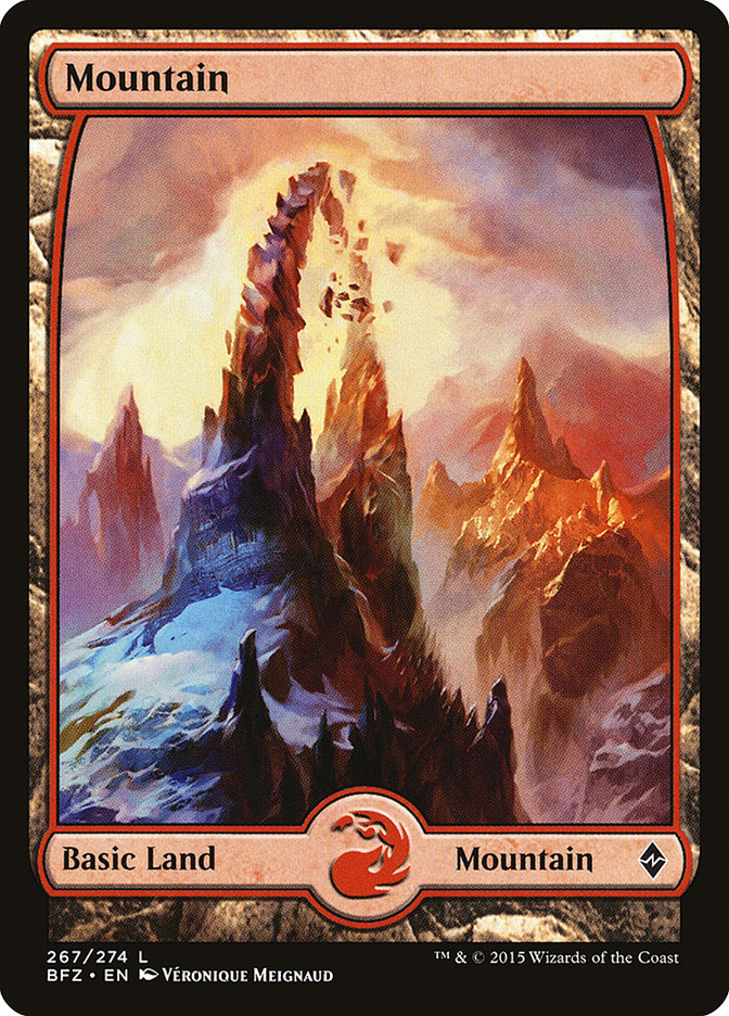 Mountain (267) [Battle for Zendikar] - Devastation Store | Devastation Store
