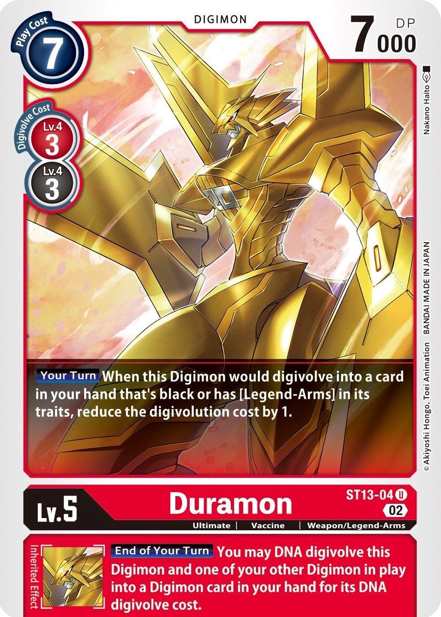 Duramon [ST13-04] [Starter Deck: Ragnaloardmon] | Devastation Store