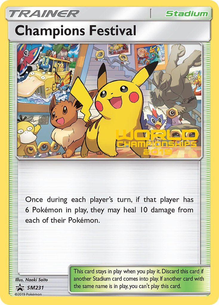 Champions Festival (SM231) (Champion 2019) [Sun & Moon: Black Star Promos] | Devastation Store