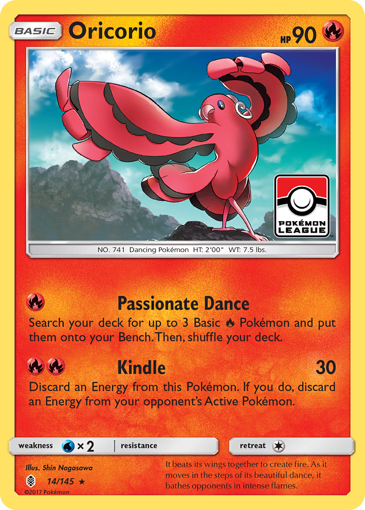 Oricorio (14/145) [Sun & Moon: Guardians Rising] | Devastation Store