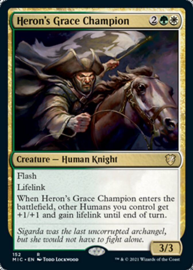 Heron's Grace Champion [Innistrad: Midnight Hunt Commander] | Devastation Store