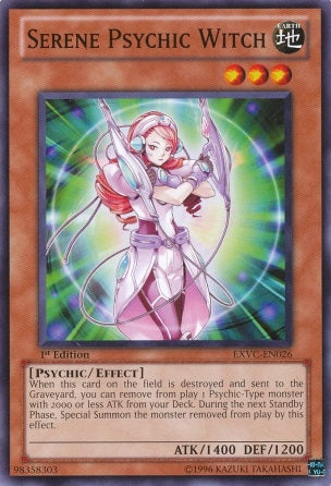 Serene Psychic Witch [EXVC-EN026] Common | Devastation Store