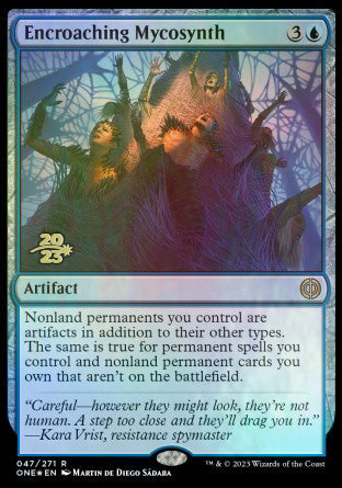 Encroaching Mycosynth [Phyrexia: All Will Be One Prerelease Promos] | Devastation Store