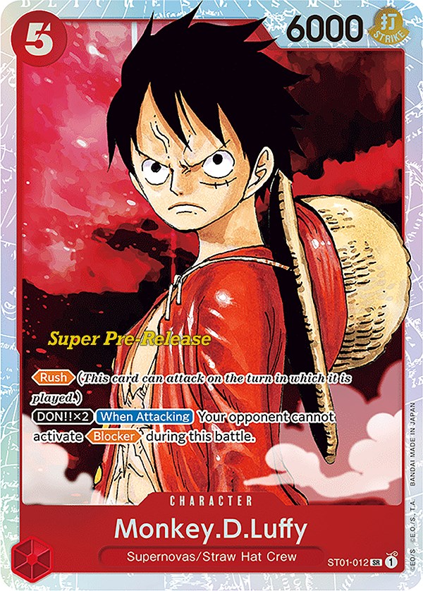 Monkey.D.Luffy (012) [Super Pre-Release Starter Deck: Straw Hat Crew] | Devastation Store