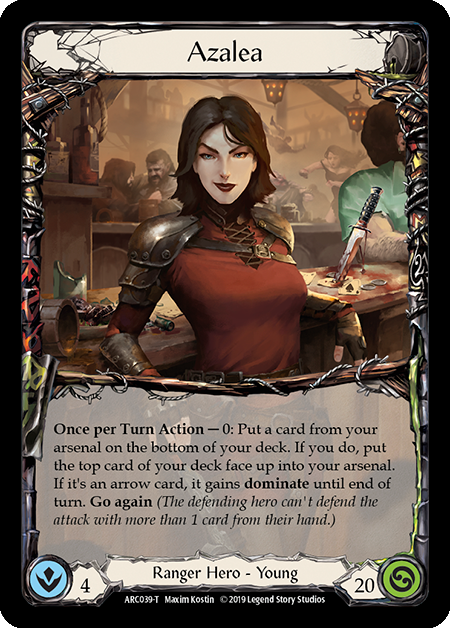 Azalea // Death Dealer [ARC039 // ARC040] (Arcane Rising)  1st Edition Normal | Devastation Store