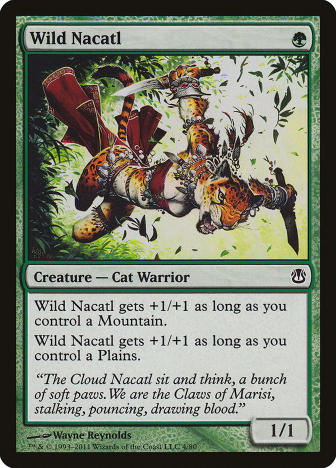 Wild Nacatl [Duel Decks: Ajani vs. Nicol Bolas] - Devastation Store | Devastation Store