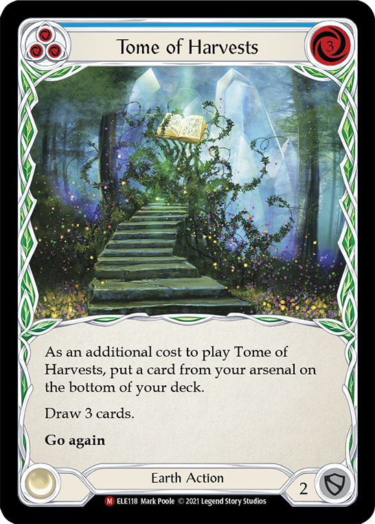 Tome of Harvests [ELE118] (Tales of Aria)  1st Edition Rainbow Foil | Devastation Store