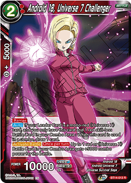 Android 18, Universe 7 Challenger (BT14-013) [Cross Spirits] | Devastation Store