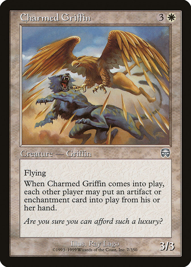 Charmed Griffin [Mercadian Masques] - Devastation Store | Devastation Store