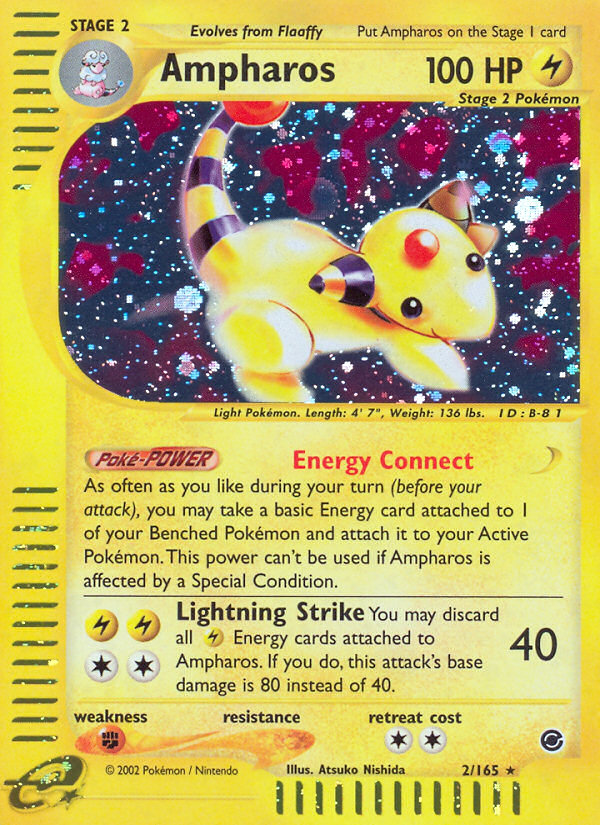 Ampharos (2/165) [Expedition: Base Set] | Devastation Store