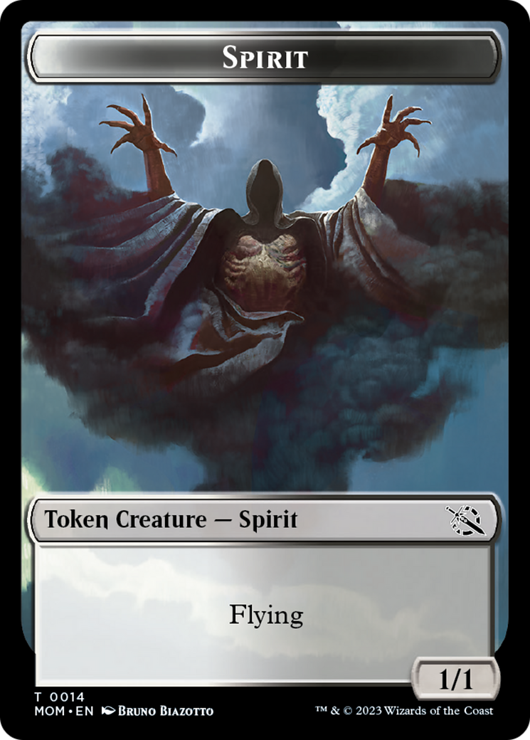 Treasure (21) // Spirit (14) Double-Sided Token [March of the Machine Tokens] | Devastation Store