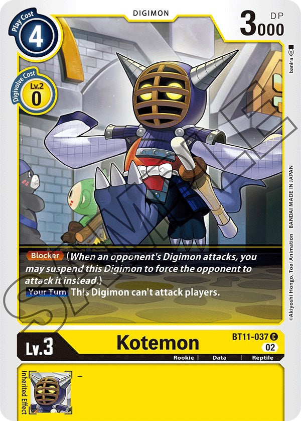 Kotemon [BT11-037] [Dimensional Phase] | Devastation Store
