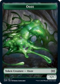 Ooze // Wurm (030) Double-sided Token [Double Masters Tokens] | Devastation Store