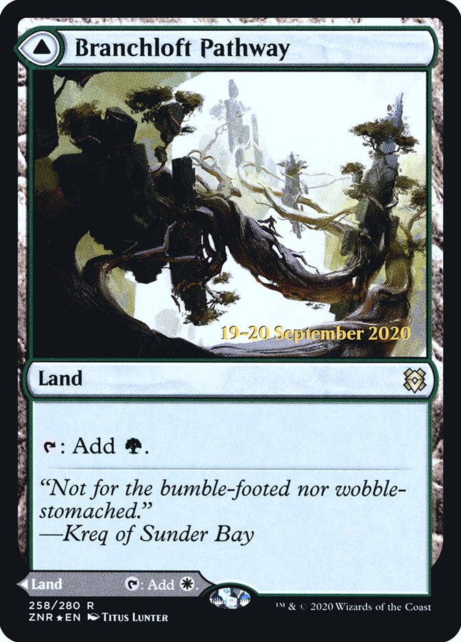 Branchloft Pathway // Boulderloft Pathway [Zendikar Rising Prerelease Promos] | Devastation Store