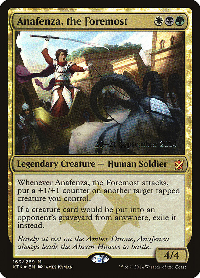 Anafenza, the Foremost  [Khans of Tarkir Prerelease Promos] | Devastation Store