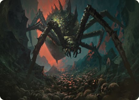 Shelob, Child of Ungoliant Art Card [The Lord of the Rings: Tales of Middle-earth Art Series] | Devastation Store