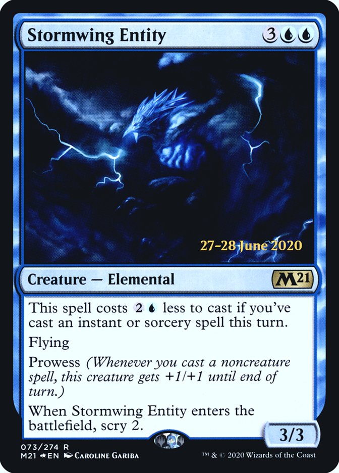 Stormwing Entity  [Core Set 2021 Prerelease Promos] | Devastation Store