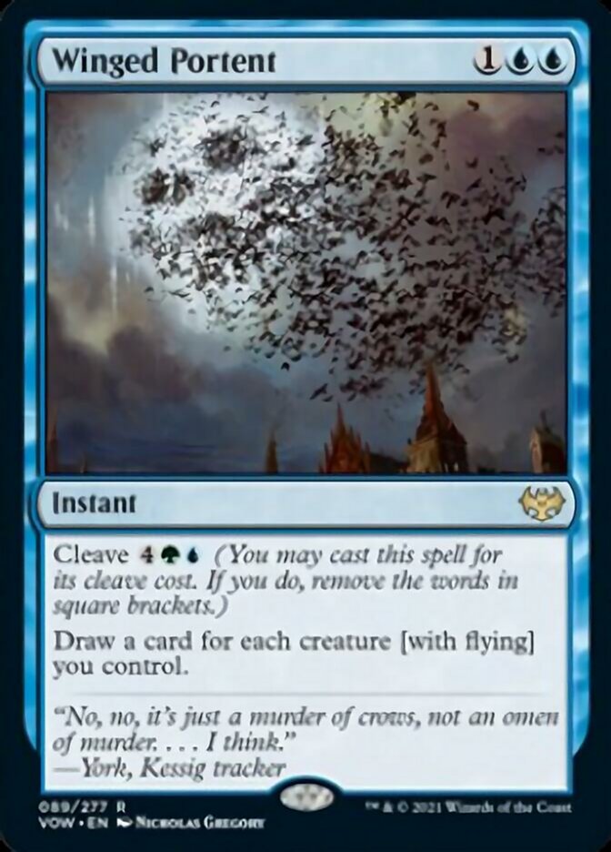 Winged Portent [Innistrad: Crimson Vow] | Devastation Store