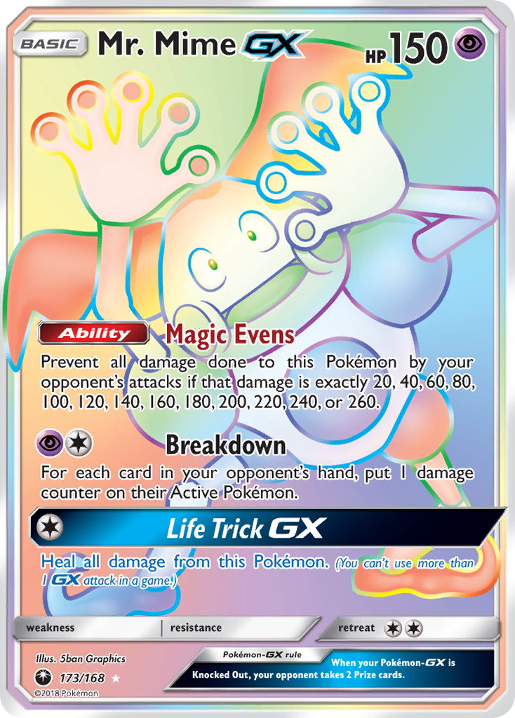 Mr. Mime GX (173/168) [Sun & Moon: Celestial Storm] | Devastation Store